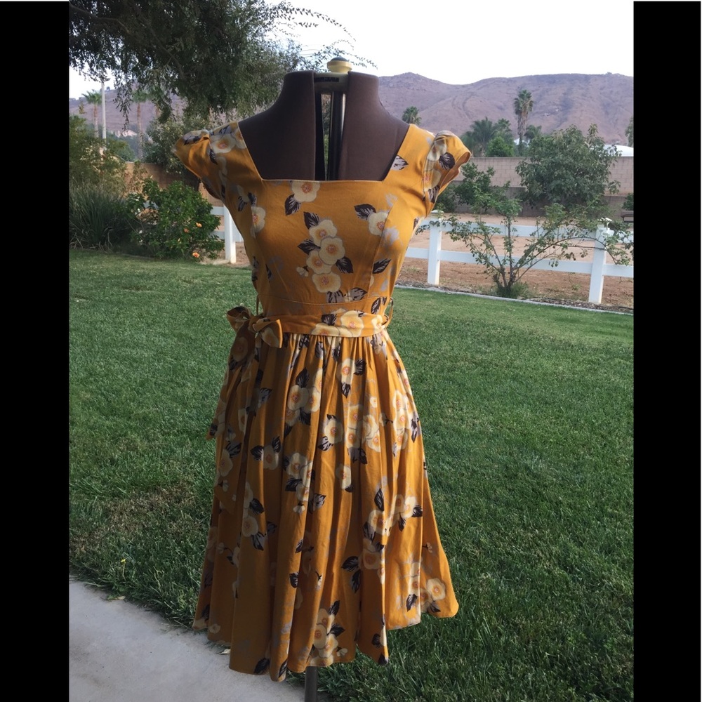 Lady V London Lady Vintage Dress Uk8, S/Xs